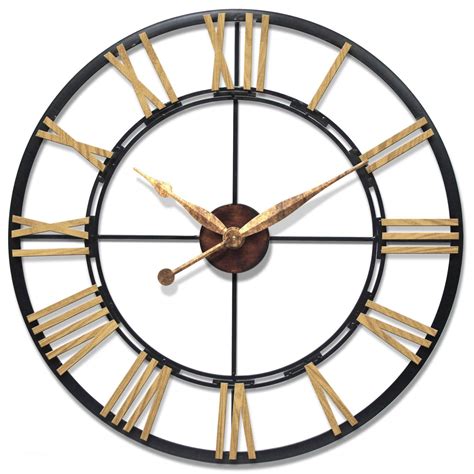 large metal wall clocks